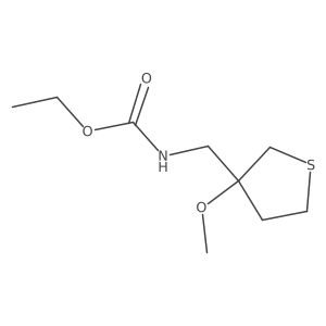 Ethyl ((3-methoxytetrahydrothiophen-3-yl)methyl)carbamate Structure