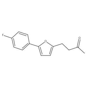 4-[5-(4-Fluorophenyl)furan-2-yl]butan-2-one Structure