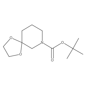 Tert-butyl 1,4-dioxa-7-azaspiro[4.5]decane-7-carboxylate Structure