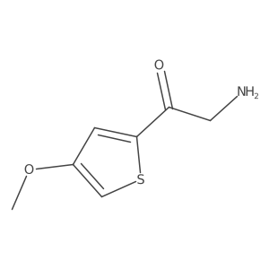 2-Amino-1-(4-methoxythiophen-2-yl)ethan-1-one Structure