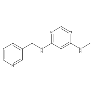 N4-methyl-N6-(pyridin-3-ylmethyl)pyrimidine-4,6-diamine Structure