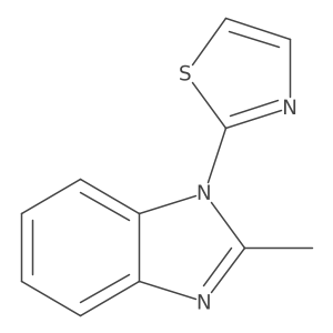 2-methyl-1-(1,3-thiazol-2-yl)-1H-1,3-benzodiazole Structure