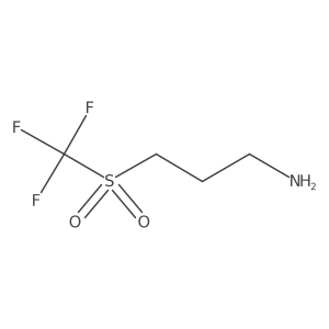 3-Trifluoromethanesulfonylpropan-1-amine结构式