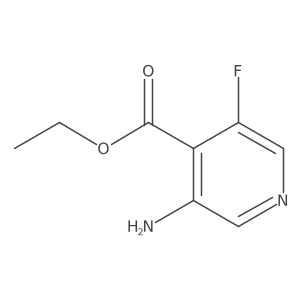Ethyl 3-Amino-5-fluoroisonicotinate Structure