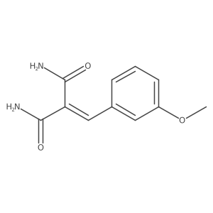 2-[(3-Methoxyphenyl)methylidene]propanediamide Structure