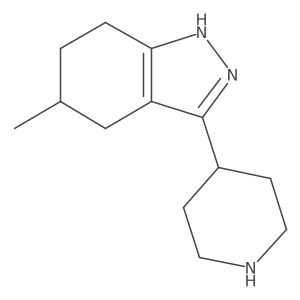 5-methyl-3-(piperidin-4-yl)-4,5,6,7-tetrahydro-1H-indazole Structure
