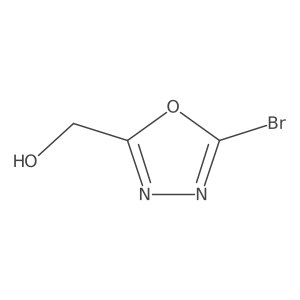 (5-Bromo-1,3,4-oxadiazol-2-YL)methanol Structure