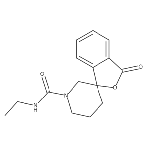 N-ethyl-3-oxo-3H-spiro[isobenzofuran-1,3'-piperidine]-1'-carboxamide Structure
