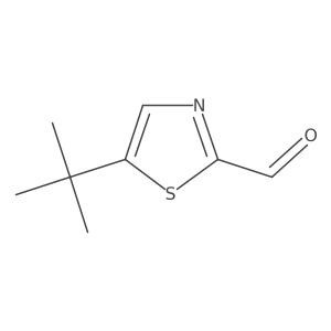 5-Tert-butyl-1,3-thiazole-2-carbaldehyde Structure