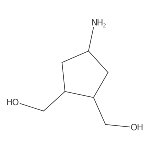 [4-Amino-2-(hydroxymethyl)cyclopentyl]methanol结构式
