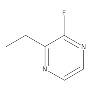 2-Ethyl-3-fluoropyrazine结构式
