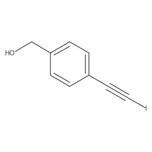 [4-(2-Iodoethynyl)phenyl]methanol Structure