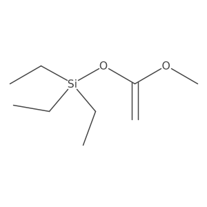 Triethyl((1-methoxyvinyl)oxy)silane Structure