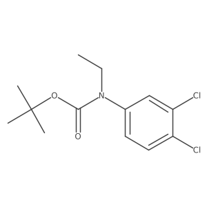 Tert-butyl N-(3,4-dichlorophenyl)-N-ethylcarbamate Structure