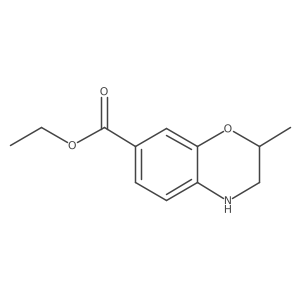 ethyl 2-methyl-3,4-dihydro-2H-1,4-benzoxazine-7-carboxylate Structure