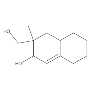 2-Naphthalenemethanol, 1,2,3,5,6,7,8,8a-octahydro-3-hydroxy-2-methyl-, (2S,3R,8aR)- Structure