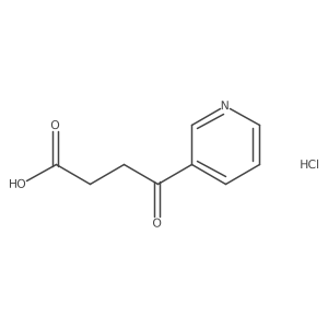 4-Oxo-4-(pyridin-3-yl)butanoic acid hydrochloride结构式