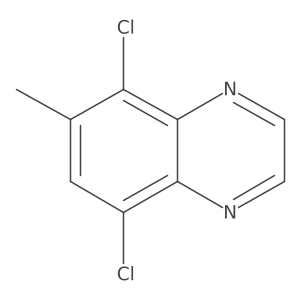5,8-Dichloro-6-methylquinoxaline Structure