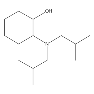 (1S,2S)-2-(Diisobutylamino)cyclohexan-1-ol Structure
