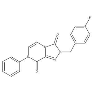 2-(4-fluorobenzyl)-7-phenyl-[1,2,4]triazolo[4,3-a]pyrazine-3,8(2H,7H)-dione Structure