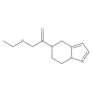 1-(6,7-dihydropyrazolo[1,5-a]pyrazin-5(4H)-yl)-2-ethoxyethanone结构式