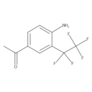 4-Amino-3-(pentafluoroethyl)acetophenone Structure