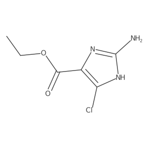 ethyl 2-amino-4-chloro-1H-imidazole-5-carboxylate Structure