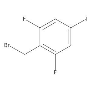 2-(Bromomethyl)-1,3-difluoro-5-iodobenzene Structure