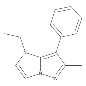 1-ethyl-6-methyl-7-phenyl-imidazo[1,2-b]pyrazole Structure