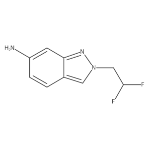 2-(2,2-difluoroethyl)-2H-indazol-6-amine结构式