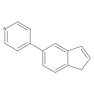 4-(1H-inden-5-yl)pyridine Structure