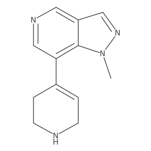 4-{1-methyl-1H-pyrazolo[4,3-c]pyridin-7-yl}-1,2,3,6-tetrahydropyridine Structure