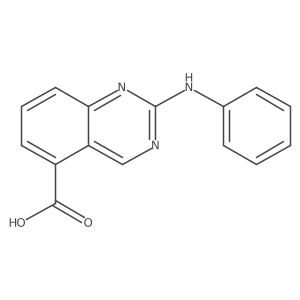 2-(Phenylamino)quinazoline-5-carboxylic acid Structure