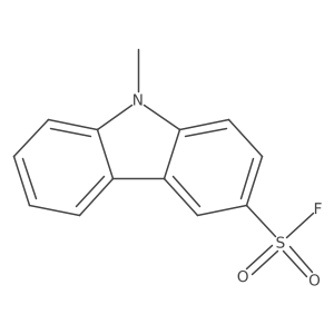 9-Methylcarbazole-3-sulfonyl fluoride结构式
