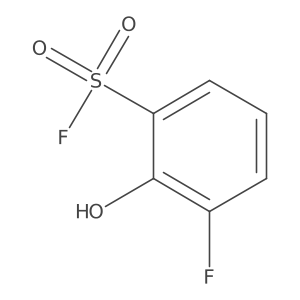 3-Fluoro-2-hydroxybenzene-1-sulfonyl fluoride结构式