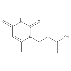 3-(6-Methyl-2,4-dioxo-3,4-dihydropyrimidin-1(2H)-yl)propanoic acid结构式