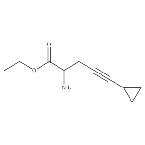 Ethyl 2-amino-5-cyclopropylpent-4-ynoate Structure