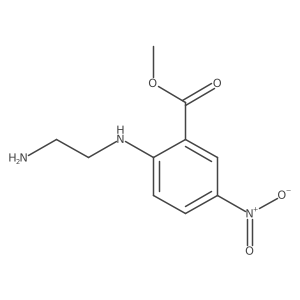 Methyl 2-[(2-aminoethyl)amino]-5-nitrobenzoate结构式