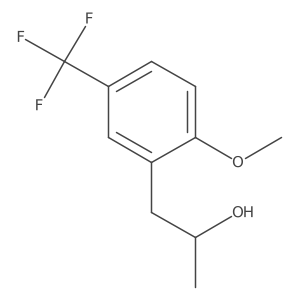 (2R)-1-[2-methoxy-5-(trifluoromethyl)phenyl]propan-2-ol Structure