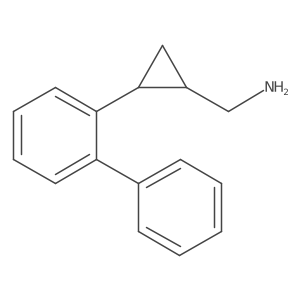 rac-[(1R,2R)-2-(2-phenylphenyl)cyclopropyl]methanamine结构式