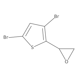 2-(3,5-Dibromothiophen-2-yl)oxirane结构式
