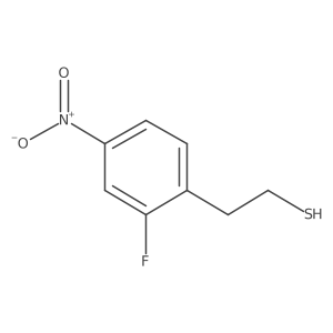 2-(2-Fluoro-4-nitrophenyl)ethane-1-thiol结构式