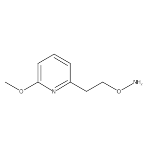 O-[2-(6-methoxypyridin-2-yl)ethyl]hydroxylamine结构式