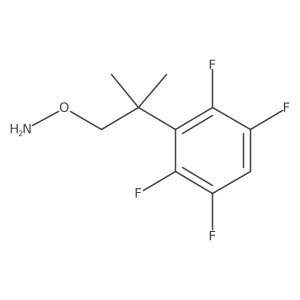 O-[2-methyl-2-(2,3,5,6-tetrafluorophenyl)propyl]hydroxylamine Structure