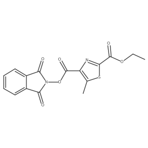 4-(1,3-dioxo-2,3-dihydro-1H-isoindol-2-yl) 2-ethyl 5-methyl-1,3-thiazole-2,4-dicarboxylate Structure