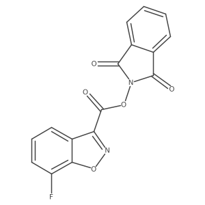 1,3-dioxo-2,3-dihydro-1H-isoindol-2-yl 7-fluoro-1,2-benzoxazole-3-carboxylate Structure