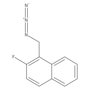 1-(Azidomethyl)-2-fluoronaphthalene结构式