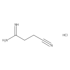 3-Cyanopropanimidamide;hydrochloride结构式