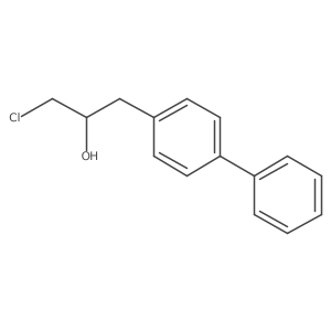 (R)-1-([1,1'-Biphenyl]-4-yl)-3-chloropropan-2-ol结构式