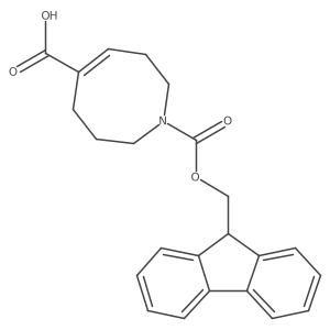 (4E)-1-{[(9H-fluoren-9-yl)methoxy]carbonyl}-1,2,3,6,7,8-hexahydroazocine-5-carboxylic acid Structure